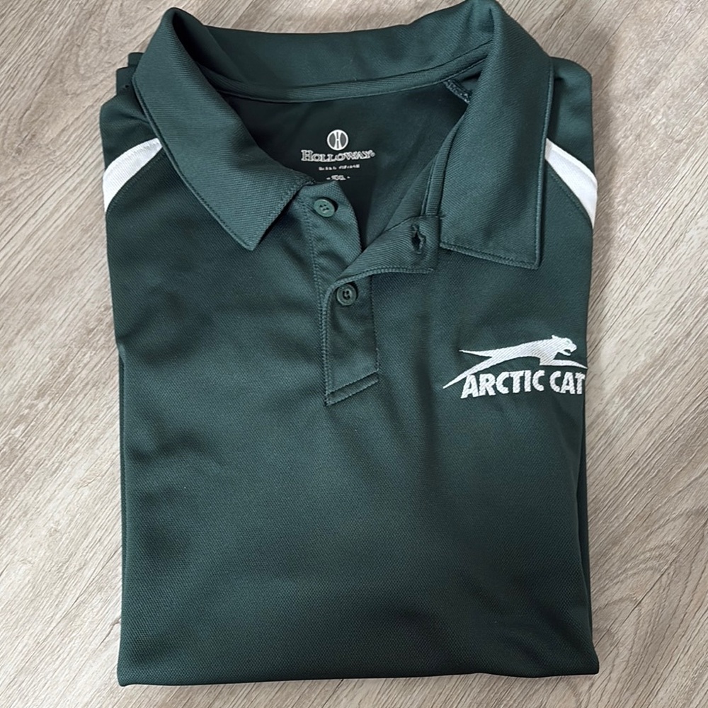 Holloway Green and White Performance Polo Shirt - Picture 8 of 9